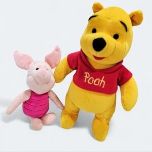 Mattel Inc. Disney Winnie the Pooh and Piglet Plush Toys Stuffed Animals